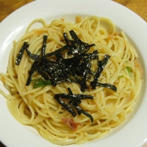 ささっと、簡単！　うまい、明太子パスタ